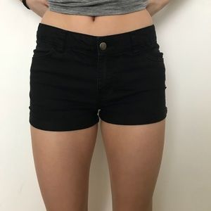 H&M Black Jean Shorts